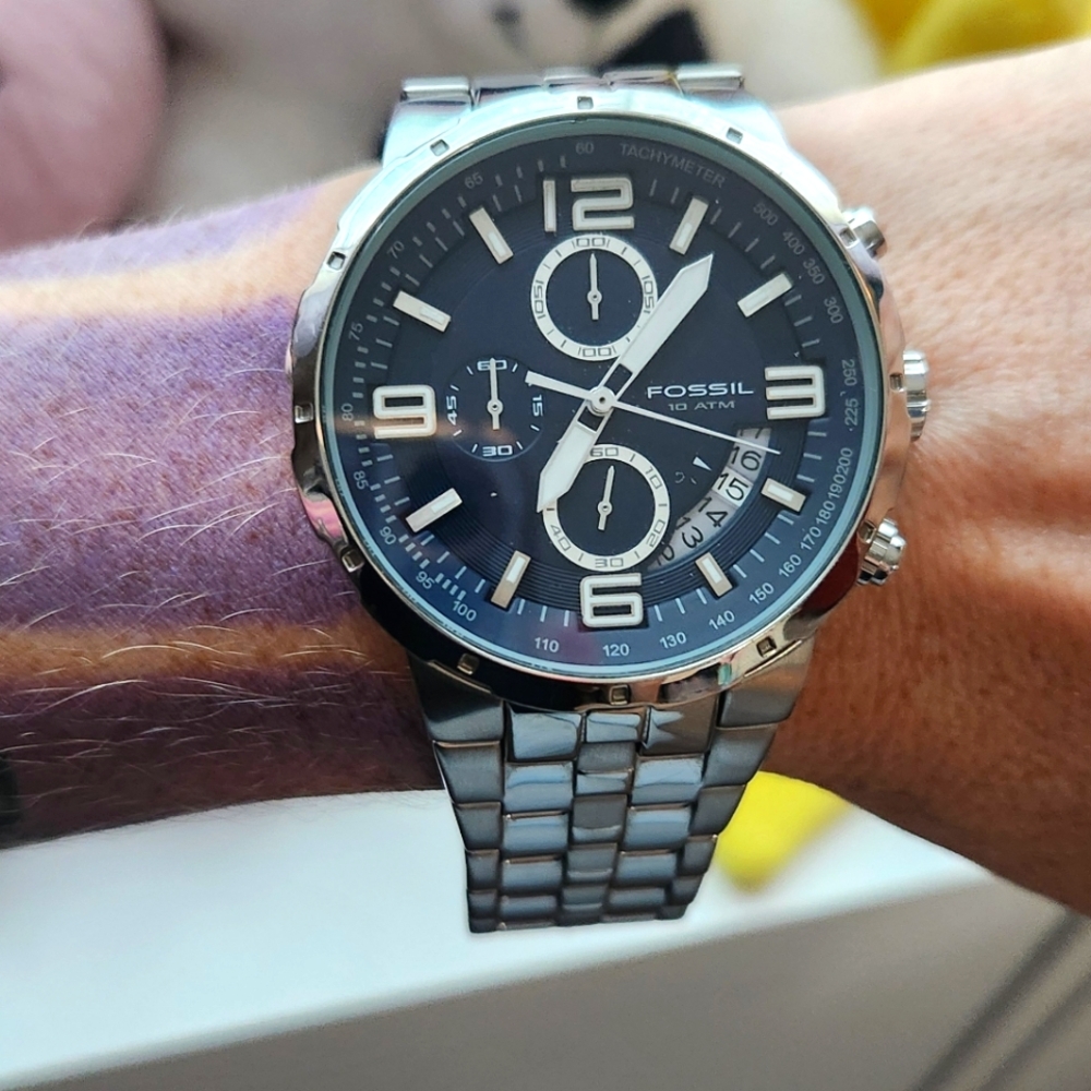 Fossil Blue Dial